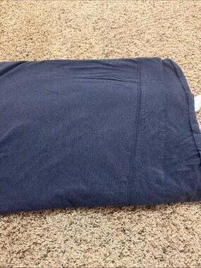 Pottery Barn Teen favorite Tee sheets - jersey material - heathered navy twin xl